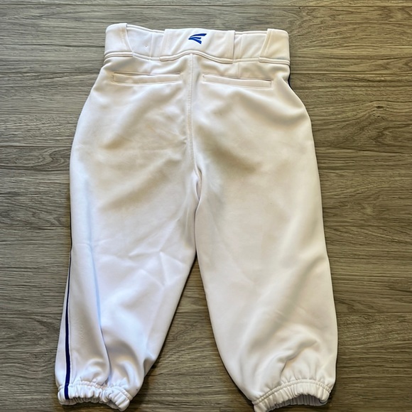 Easton Adult Small Baseball Knickers white with Royal Blue piping - Picture 3 of 7